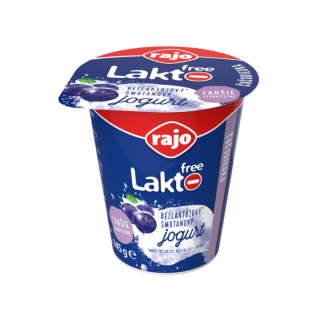 rajo Laktofree Jogurt smotanový čučoriedka 145 g