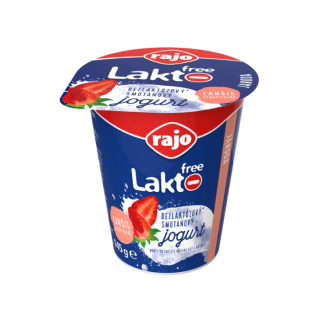 rajo Laktofree Jogurt smotanový jahoda 145 g
