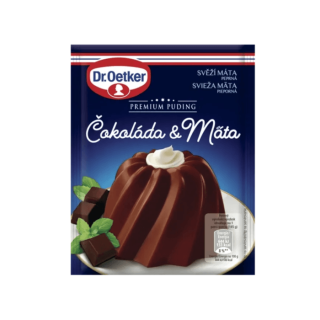 Dr. Oetker Premium Puding čokoláda a mäta 50 g