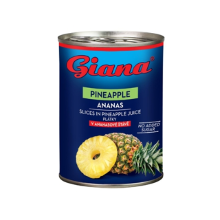 GIANA Ananás plátky v šťave 565 g