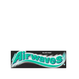 Airwaves žuvačky black mint dražé 14 g