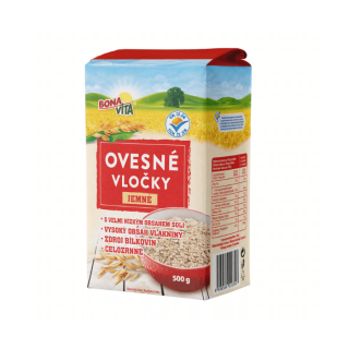 BONAVITA Ovsené vločky jemné 500 g