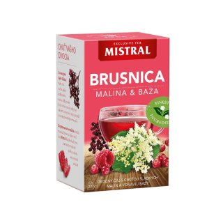 MISTRAL Brusnica, malina a baza ovocný čaj 40 g